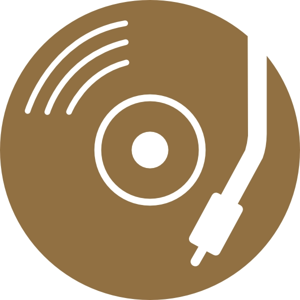 LP muursticker
