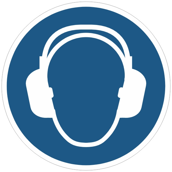 M003 Gehoorbescherming verplicht sticker