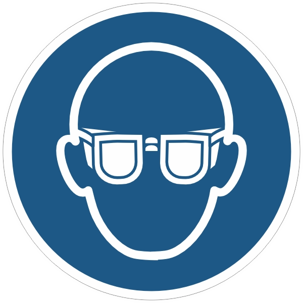 M004 Oogbescherming verplicht sticker