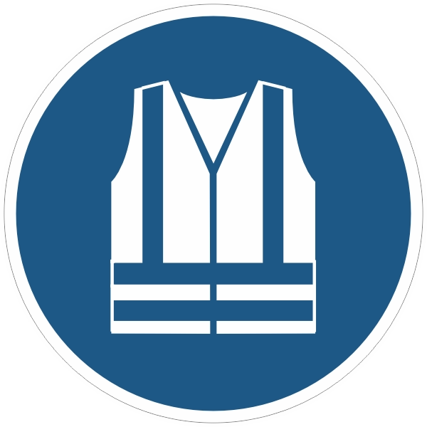 M015 Draag goed zichtbare kleding sticker