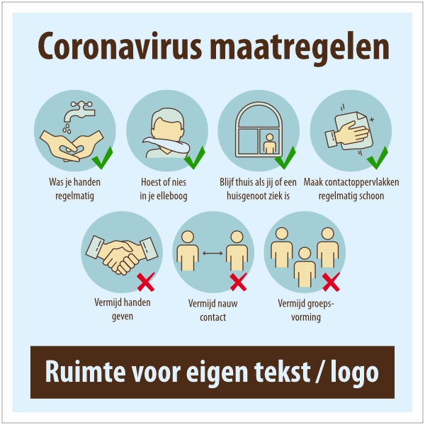 Maatregelen sticker
