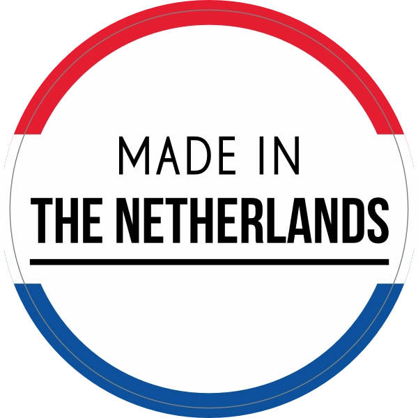 Ronde Made in The Netherlands sticker