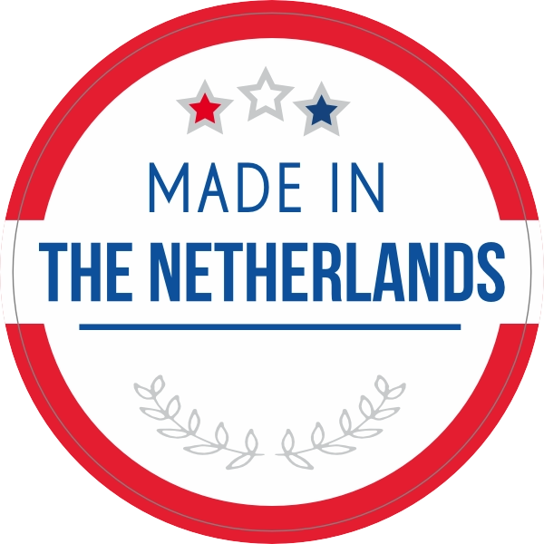 Ronde Made in The Netherlands sticker