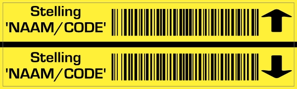 Stellingsticker Up en Down