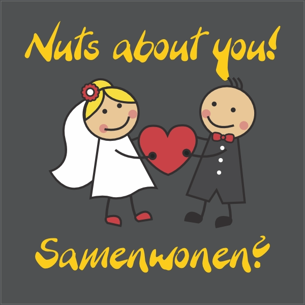 Samenwonen stoeptegel