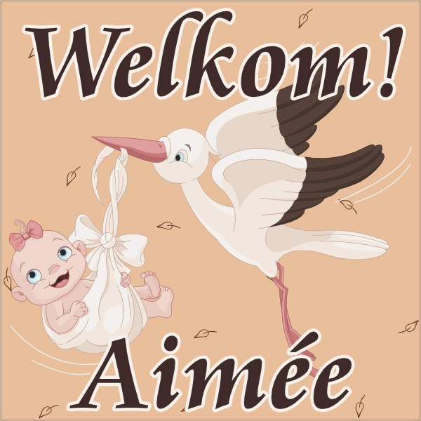 Meisje welkom! Statisch hechtend