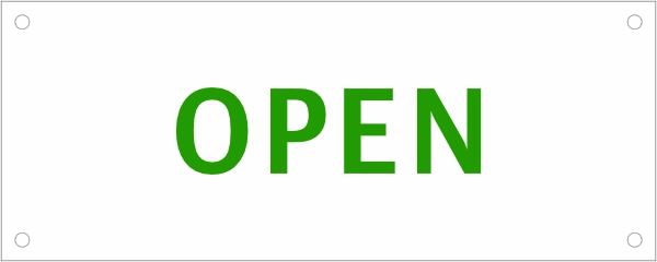 Mini banner open