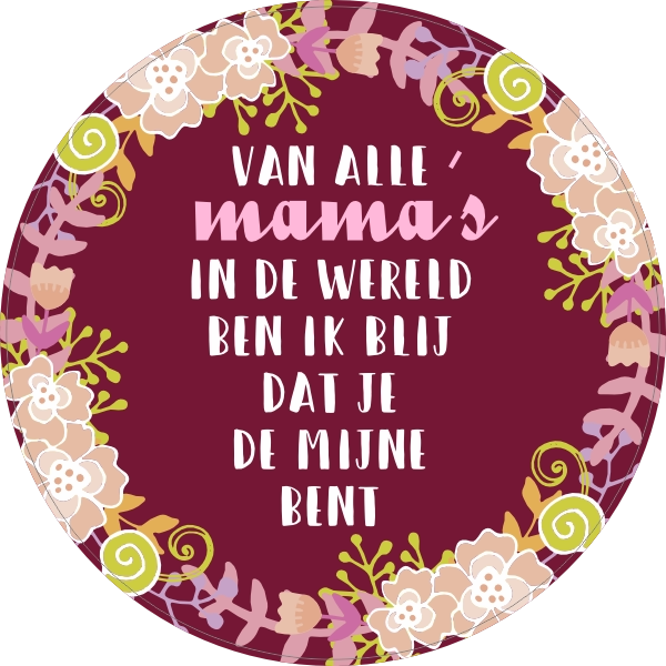 Moederdag sticker