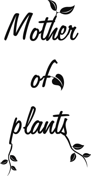Mother of plants muursticker