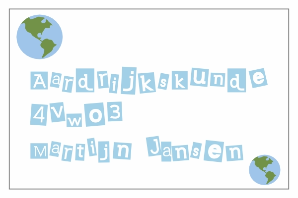 Naamsticker b2s