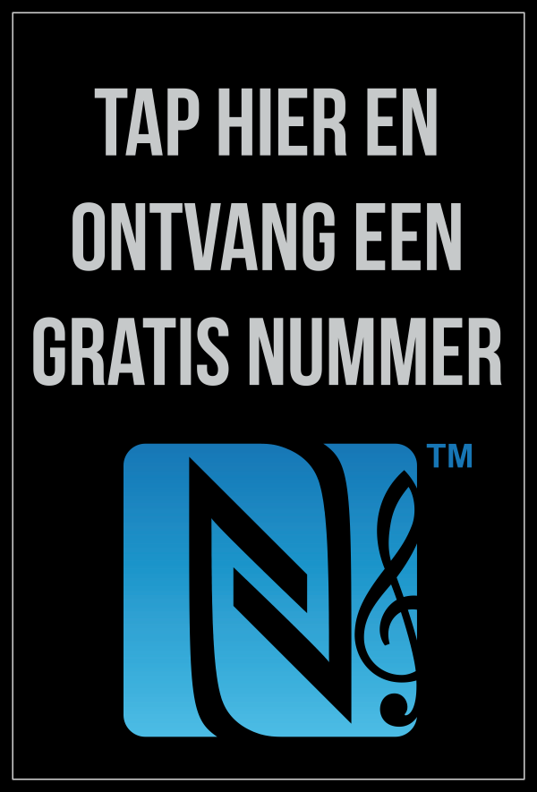 NFC Muziek sticker