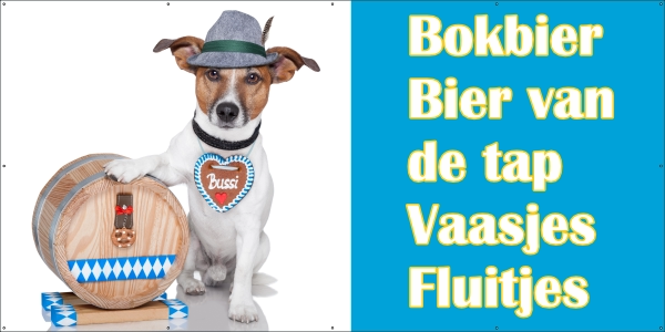 Oktoberfest Vaatje Bier Spandoek