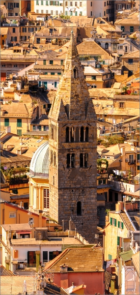 Genua deursticker