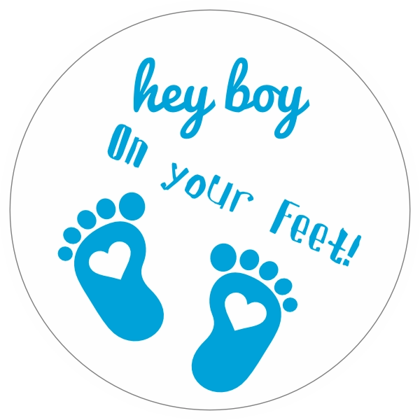Babyvoetjes sluitzegel
