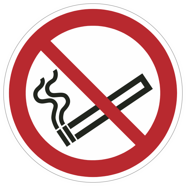 P002 Roken verboden sticker