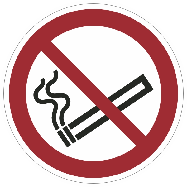 P002 Roken verboden sticker