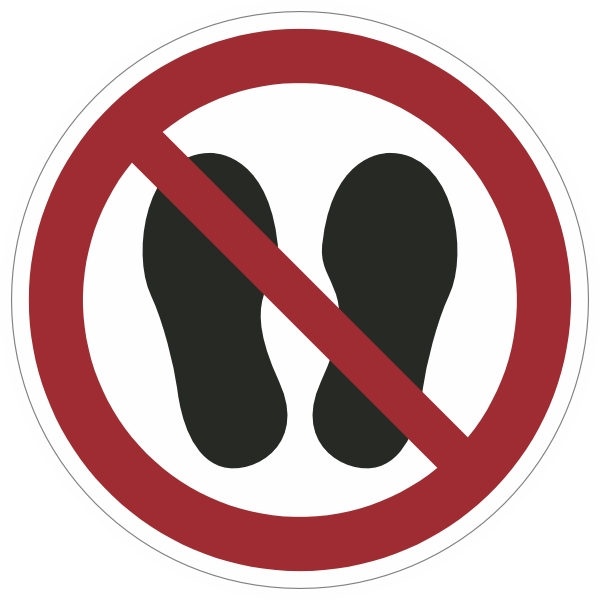 P024 Betreden van ruimte verboden sticker