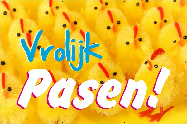 Paas Kuikens Spandoek