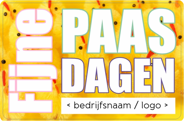 Paaskuikentjes sticker