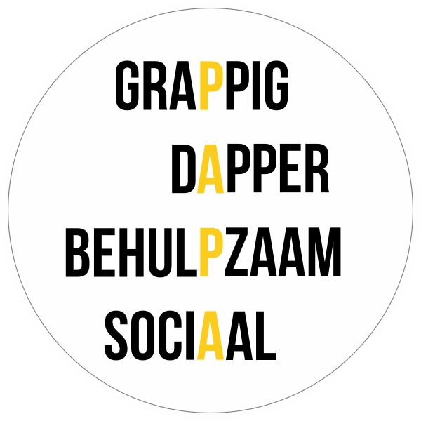 PAPA acroniem sticker
