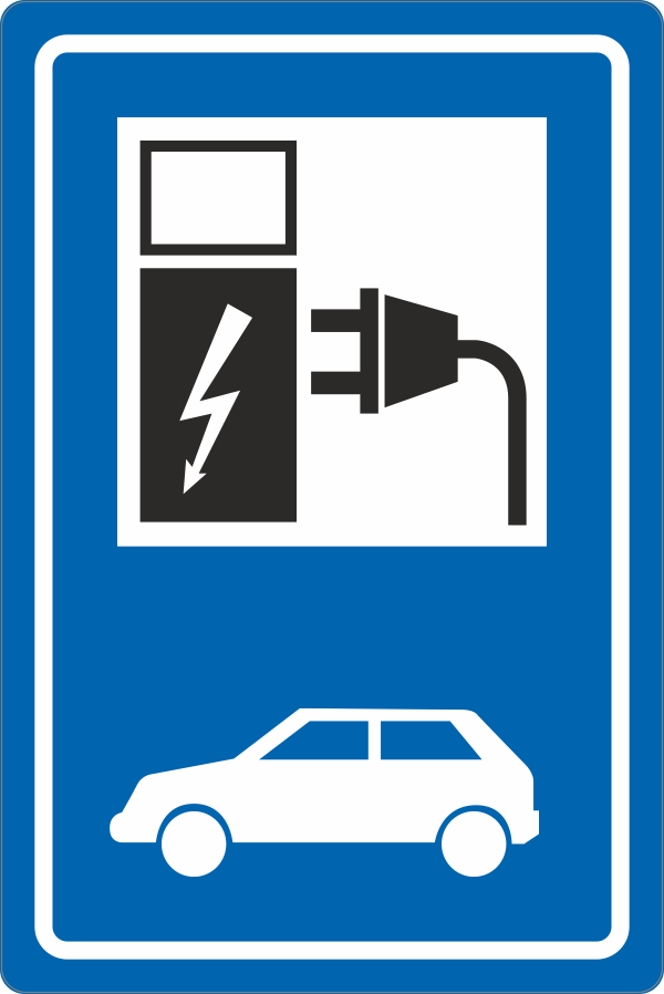 Parkeergelegenhied Elektrische Auto sticker