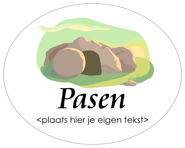 Pasen sticker