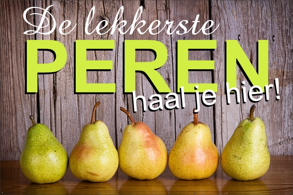 Peren nieuwe oogst spandoek