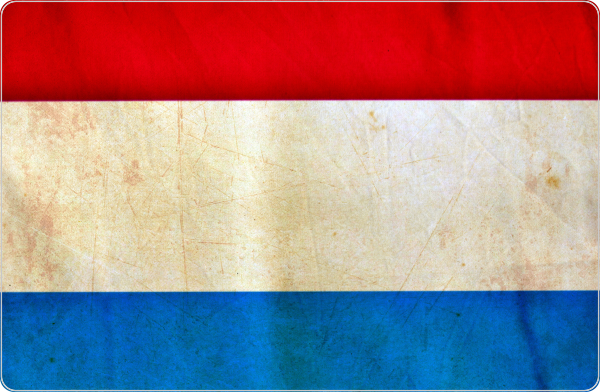 Nederlandse vlag laptop sticker 17 inch