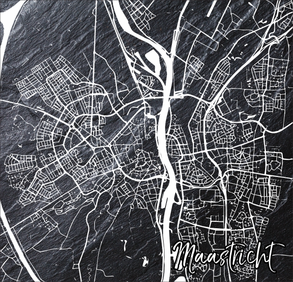 Plattegrond Maastricht spandoek