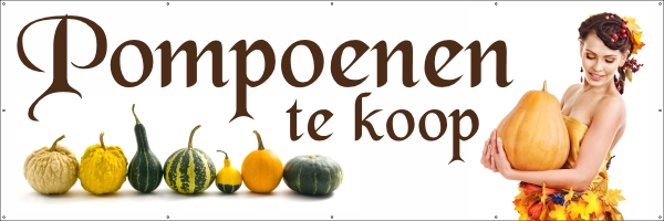 Pompoenen Spandoek