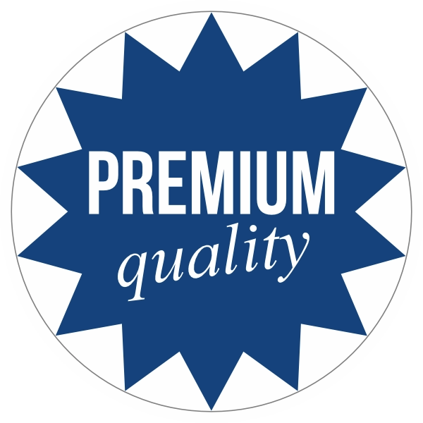 Premium quality sticker