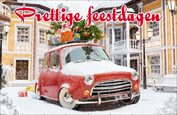 Prettige feestdagen Spandoek