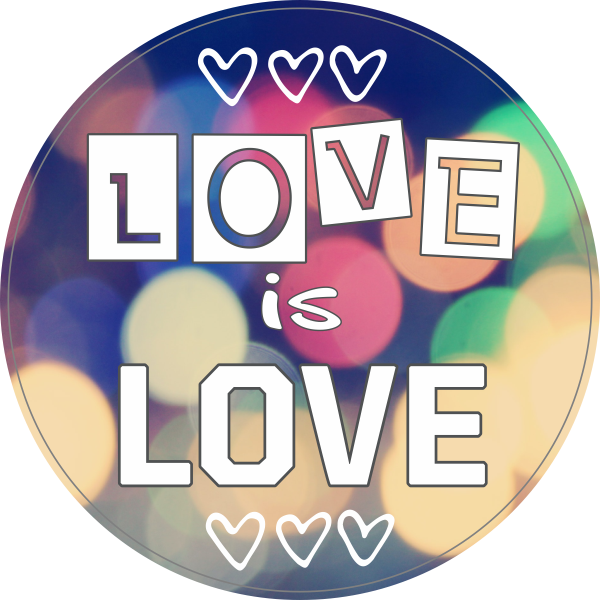 Pride love is love sticker