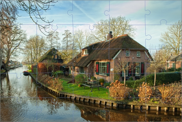 Puzzel van eigen huis