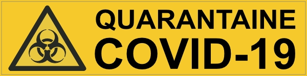 Quarantaine sticker