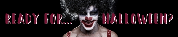 Halloween scary clown spandoek