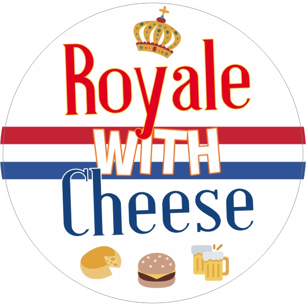 royale with cheese sticker