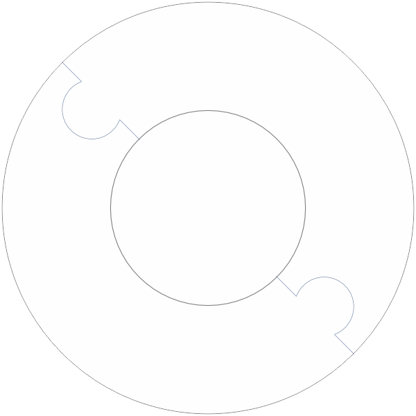 Rozet DN80 (190 x 90)