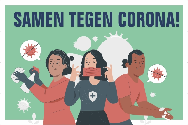 Samen tegen spandoek