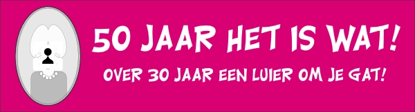 Sarah roze spandoek