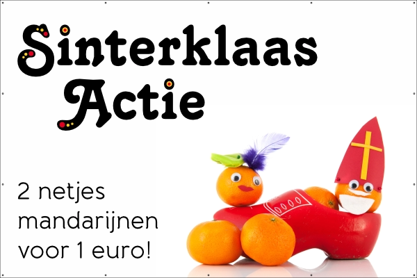 Sinterklaas Actie Spandoek