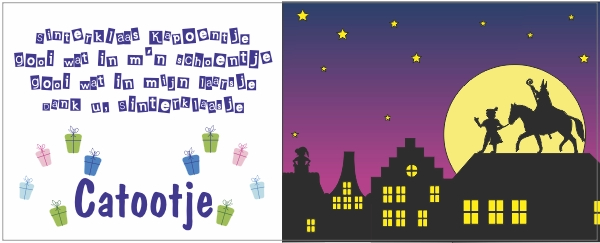 Sinterklaas kapoentje kunststof mok