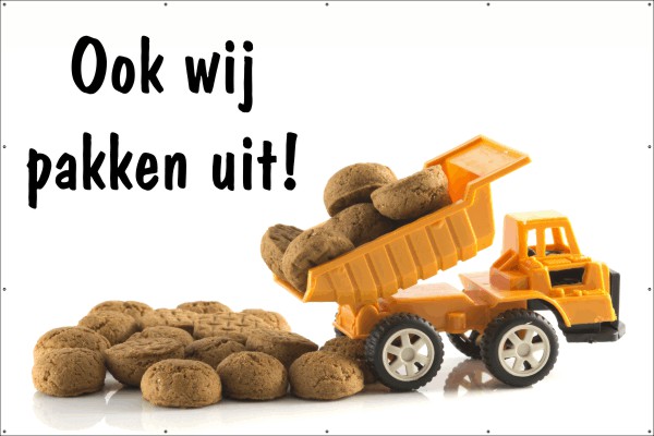 Sinterklaas reclame Spandoek