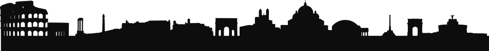Skyline Rome muursticker