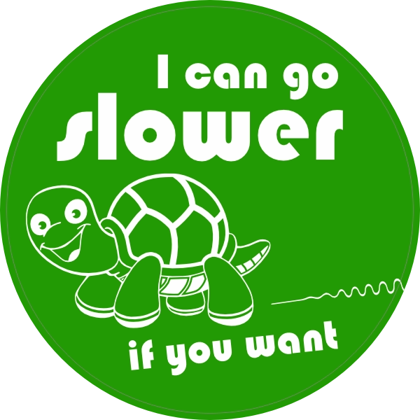 Slow Driving sticker
