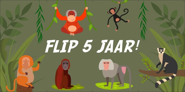 Spandoek kind jarig