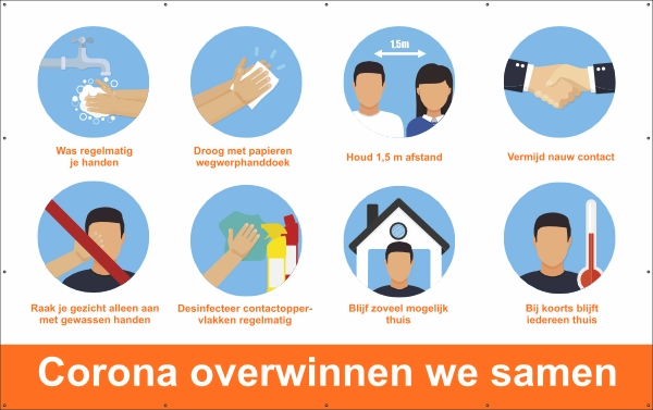 Spandoek met maatregeling
