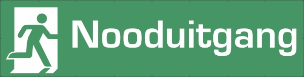 Spandoek nooduitgang