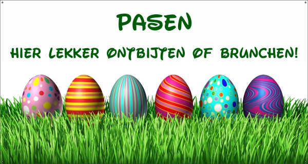Paas brunch spandoek
