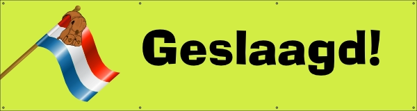 Spandoek Tas aan Vlag